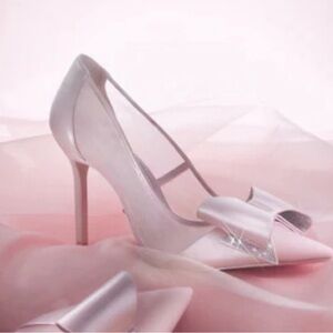 Aldo Blush Pink Bow Heels